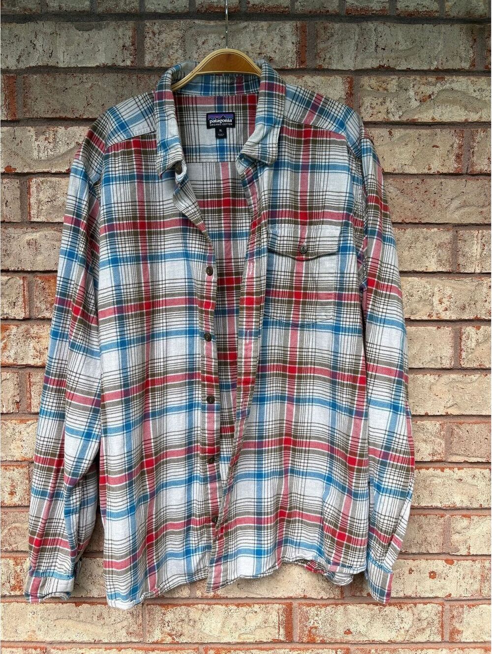 Patagonia Men's Lightweight Fjord Flannel Shirt Size XL